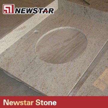 Newstar white granite vanity tops for bathrooms