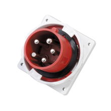 IP67 Industrial Panel Mounted Power Plug Concealed Plug