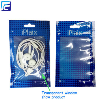 Custom logo plastic cell phone accessories packaging bags