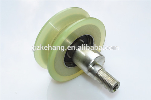 PU v groove wheel bearing,Urethane Wheels/conveyor roller/PU machinery parts/Urethane parts