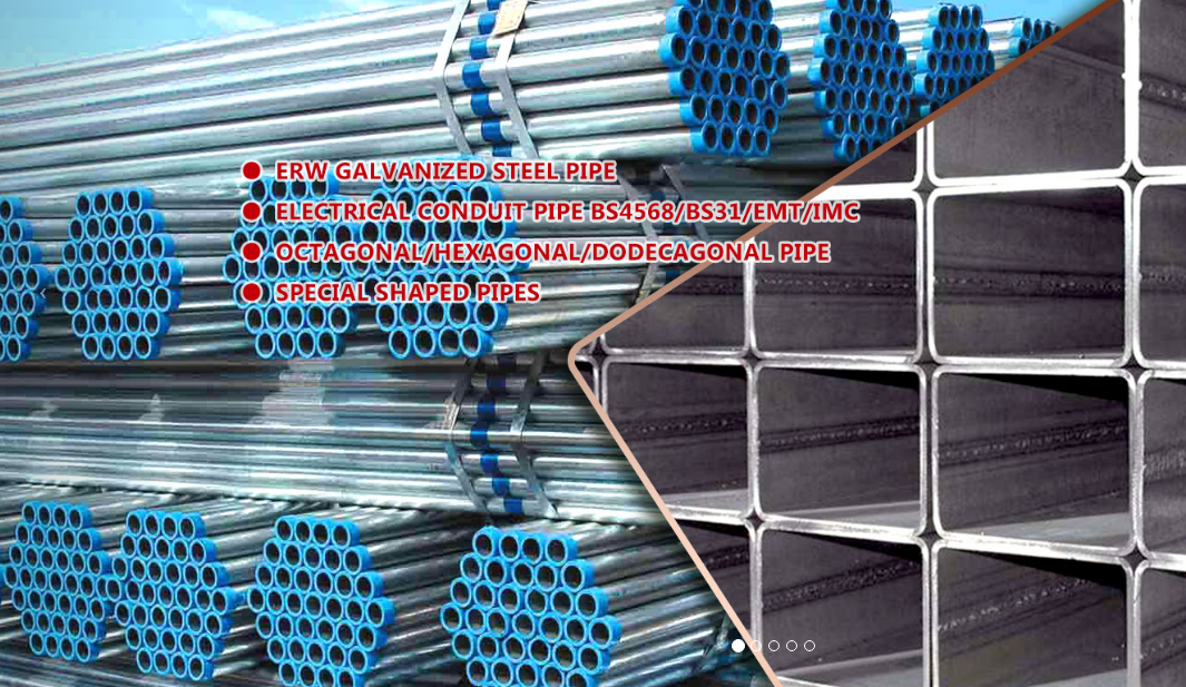 Hot dip galvanized hollow gi galvanized oil erw carbon ms round low carbon seamless steel pipe