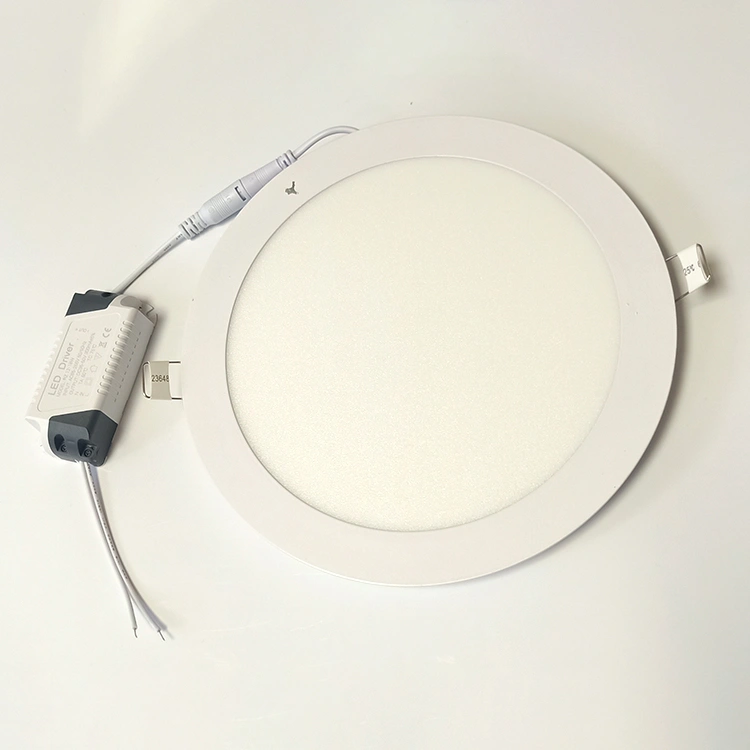 High Quality Ultra Slim Aluminum SMD2835 18W Round LED Panel Light