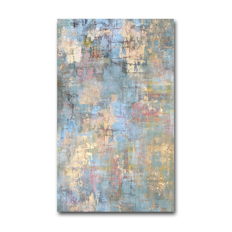 Wall Picture Textured Canvas Modern Abstract Art Golden Painting for Home Decoration