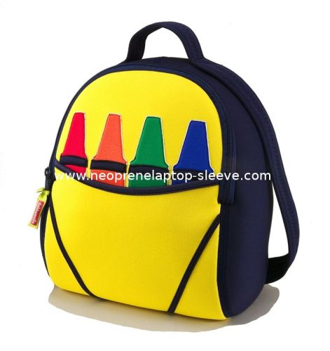 Zippered School Personalized Kids Backpacks For Grils , Bottles Decorated