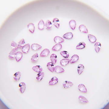 Natural Pink Sapphire Teardrop Shaped Loose Pink Stone