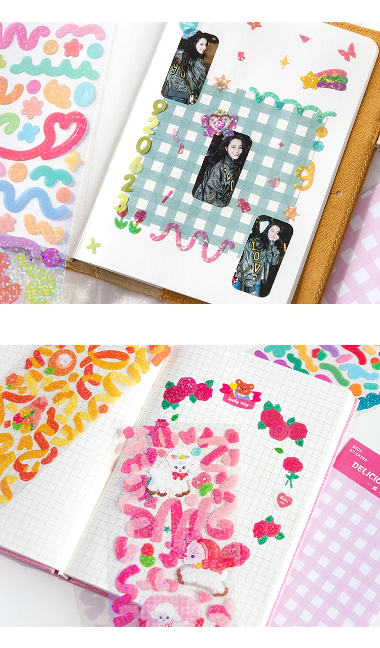 Shiny DIY Decorating Colorful Stickers