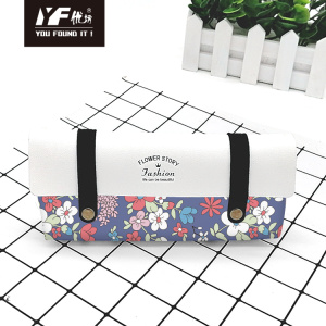 Custom see you everday style PU leather pencil case & bag handbags multifunctional bag