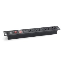 Multi-Function Household Electric Extension: 12V Power Distribution Unit with 6 Outlets