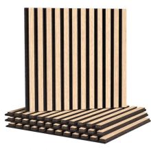Hot Selling Wooden Cladding Aok Pet Acoustic Slat Wood Panel