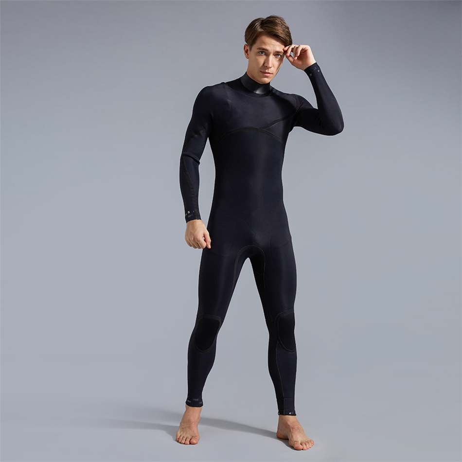 Seaskin Mens 2mm Neoprene zip zip fullsuit wetsuit