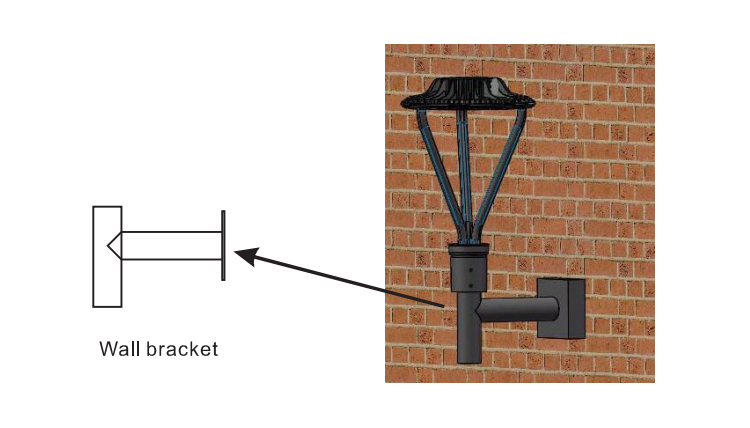 China BBIER OEM new 30w 50w 75w 100w waterproof ip65 yard courtyard lawn LED garden light outdoor lighting ce
