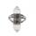 Nueva moda, cuentas de prisma hexagonales de piedra natural envueltas, anillos de cristal con encantos de chakra de alambre de plata