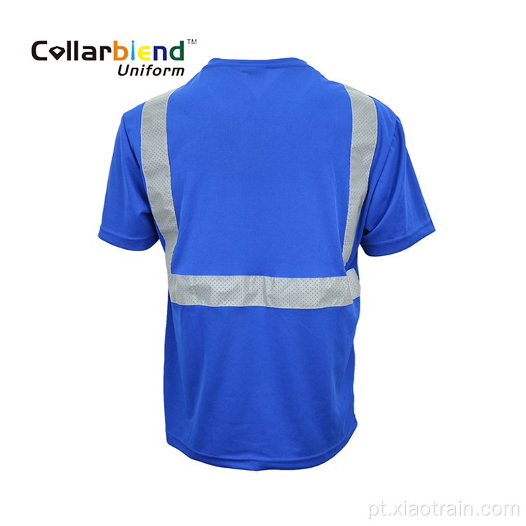 Camiseta polo Blue Safety Hi Vis