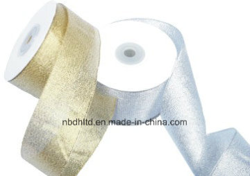 Metallic Golden Ribbon, Silver Ribbon,