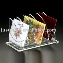 plastic acrylic cd rack