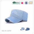 Fashion Washed Cotton Denim Military Cap