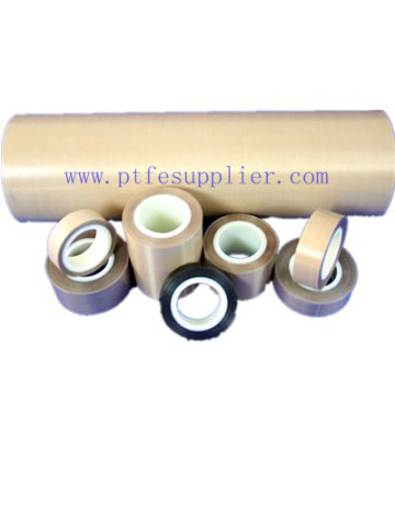 High density PTFE coated fiberglass fabric adhesive tape