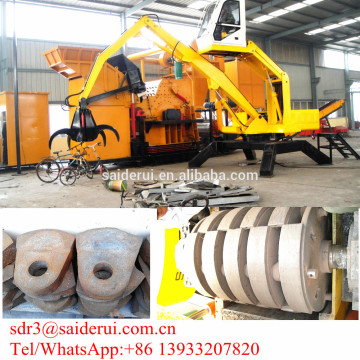 Cast Aluminum Shredding Machine, Mixed aluminum scrap crusher