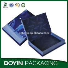 Blue glossy christmas gift fake book box wholesale