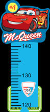 Mcqueen height chart for kids, car grown chart for children