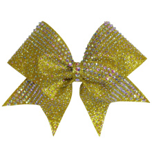 All Star White Cheer Bow