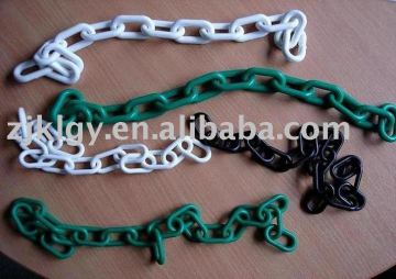traffic plastic warning chain