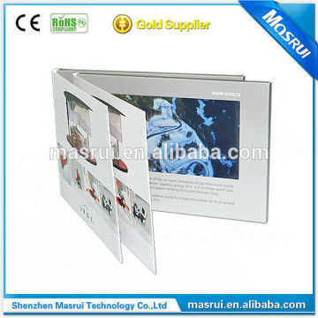 2015 LCD graphic card / video graphic card / video greeting card