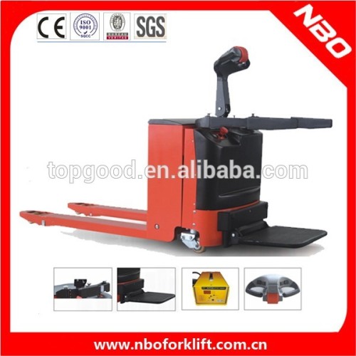 Small powered electric pallet truck 3000kg is available