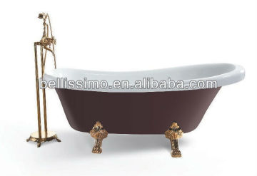 Modern acrylic claw foot hotel bath tub BS-6302