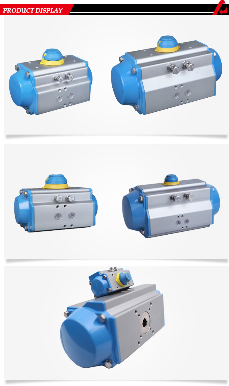 CE Approved AT Series Spring Return Single Acting Pneumatic Valve Actuator