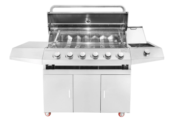 BBQ Gas Grill On Wheels