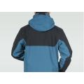 Men's Blue And Black Windproof Jackets