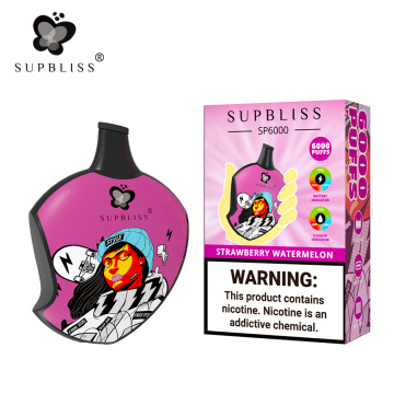 Nouveau design Fumot Supbliss SP 6000PUFSS Vape jetable