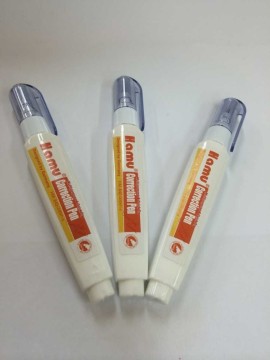 White Long Plastic Correction Fluid Pen