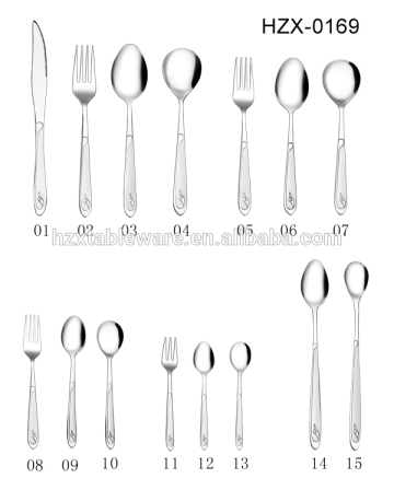 stainless steel tableware