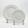 Crockery White Expossed Ceramic Condyct Sets Strewa stołowa