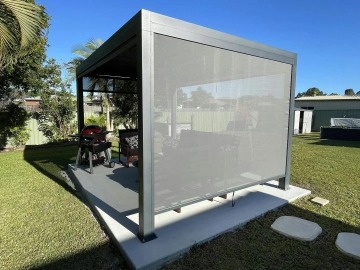 Garden Aluminum Pergola Electric Bioclimatic Deck Roof