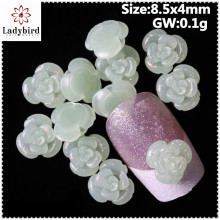 Fashionable 3D & jewelry designed plastic nail decoration