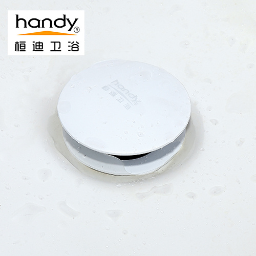 Basin Faucet Push Button Round Pop up Drain