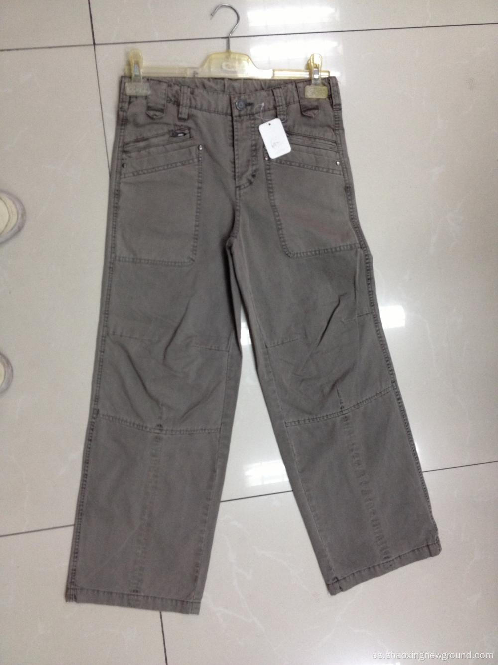 Pantalón de hombre de algodón de venta caliente en primavera