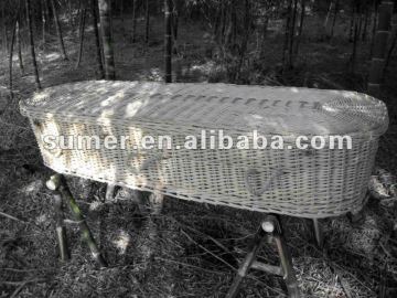 Enviromental coffin; willow coffin; wicker coffin