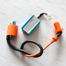 Racing AC Fired CDI Box+Ignition Coil Quad Dirt Bike CG125 -250c