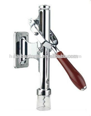 wall mounted deluxe wine corkscrew