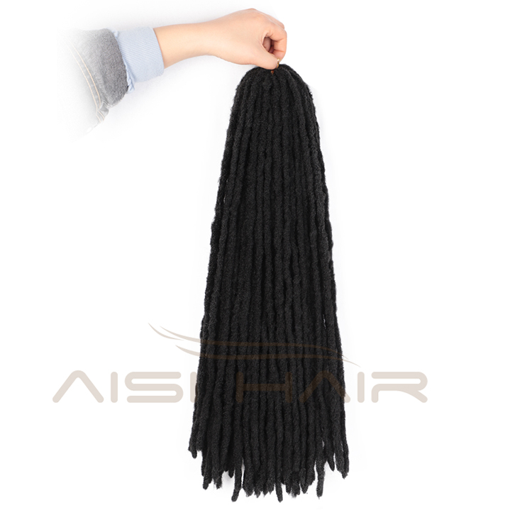 Aisi Hair Cheap Soft Goddess Faux Locs Crochet Dreadlocks Crochet Braids Hair Synthetic Braiding Hair Extension For Black Women