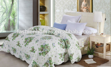 Wholesale cheap printed quilt/custom screen printed bedding