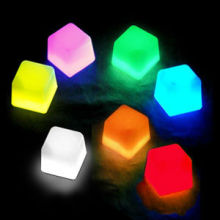 Assorted Colors Glow ice cube , glow in the darkice cube
