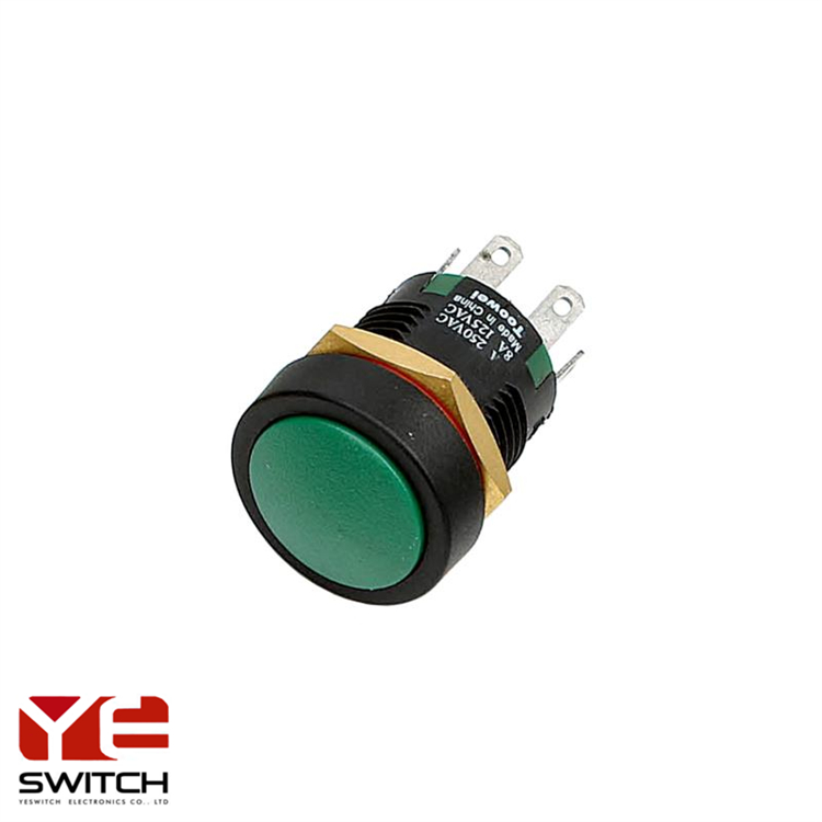 IP67 تصنيف 8A 125VAC LED Pushbutton Switch