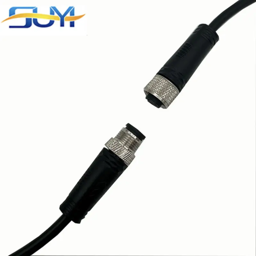 M12 Aviation IP67 Waterproof Connector With Shield Cable