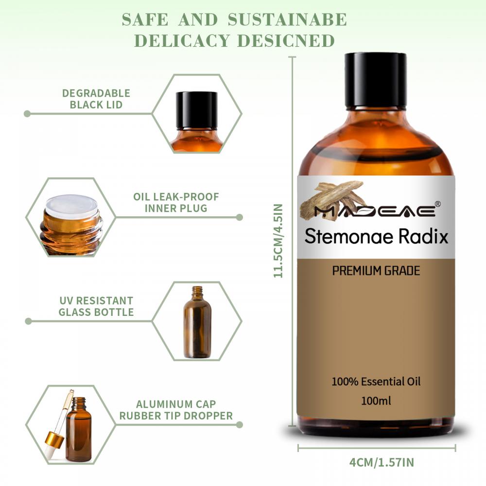 คุณภาพสูง 100% Pure ธรรมชาติ Radix Stemonae Oil ในราคาจำนวนมาก