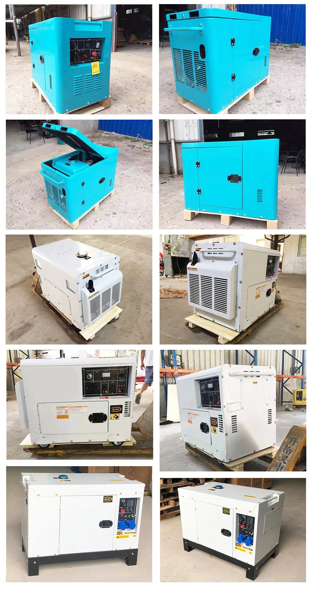 High Quality AC DC Motor Generator Set Machine 3 Phase Permanent Magnet Alternator Low Rpm 1kw 5kw 220V Gasoline/Diesel Generator Price